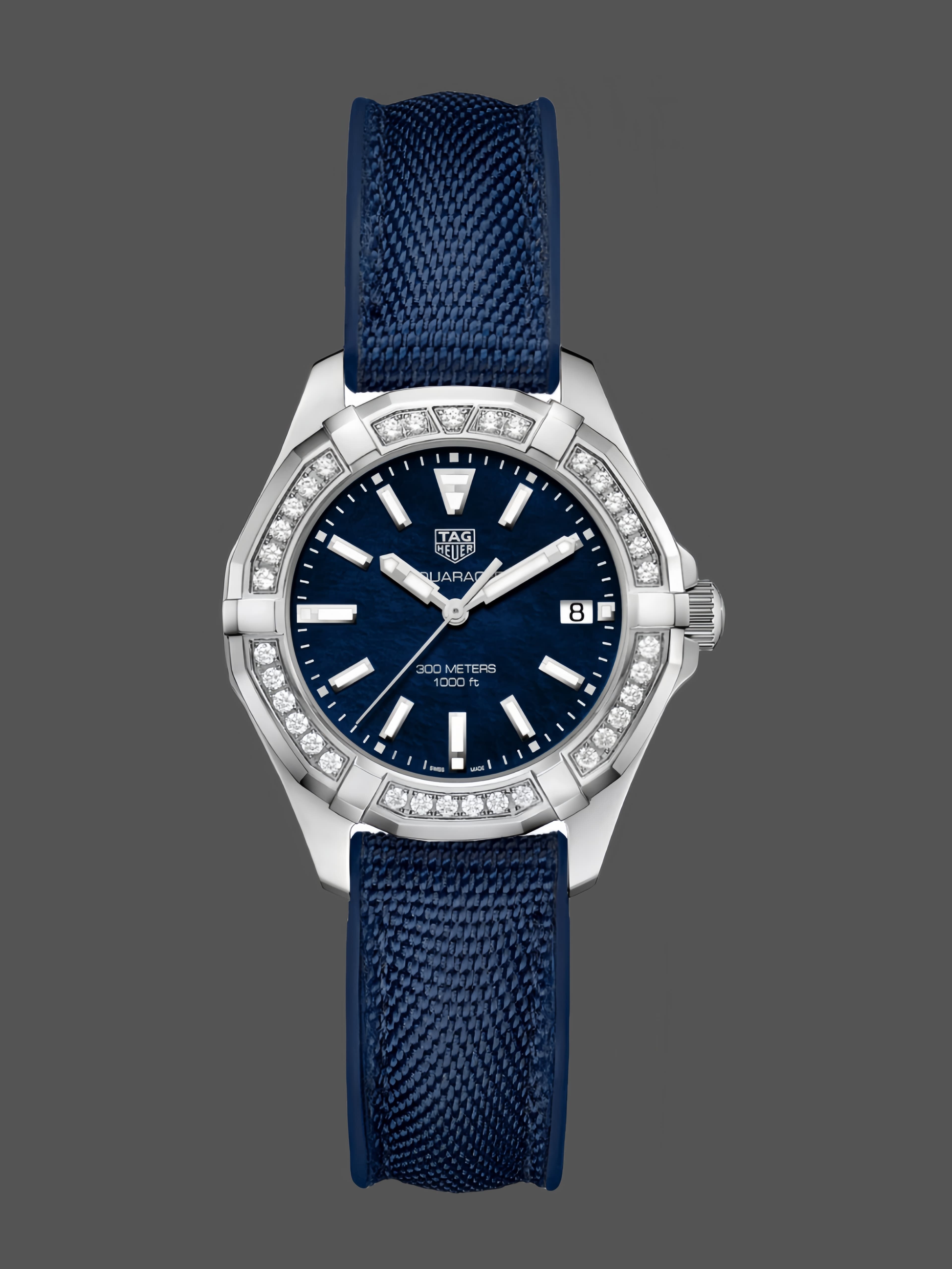 Tag Heuer Aquaracer Blue Pearl & Diamond WAY131N.FT6091 Quartz 35mm — view 1