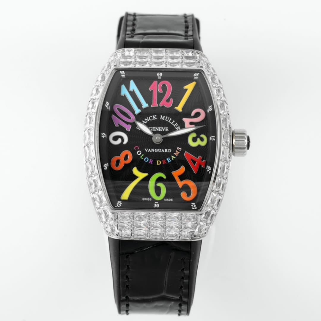 Franck Muller Style No: 9880 SC DT COL DRM D7 AC Black Replica — view 1