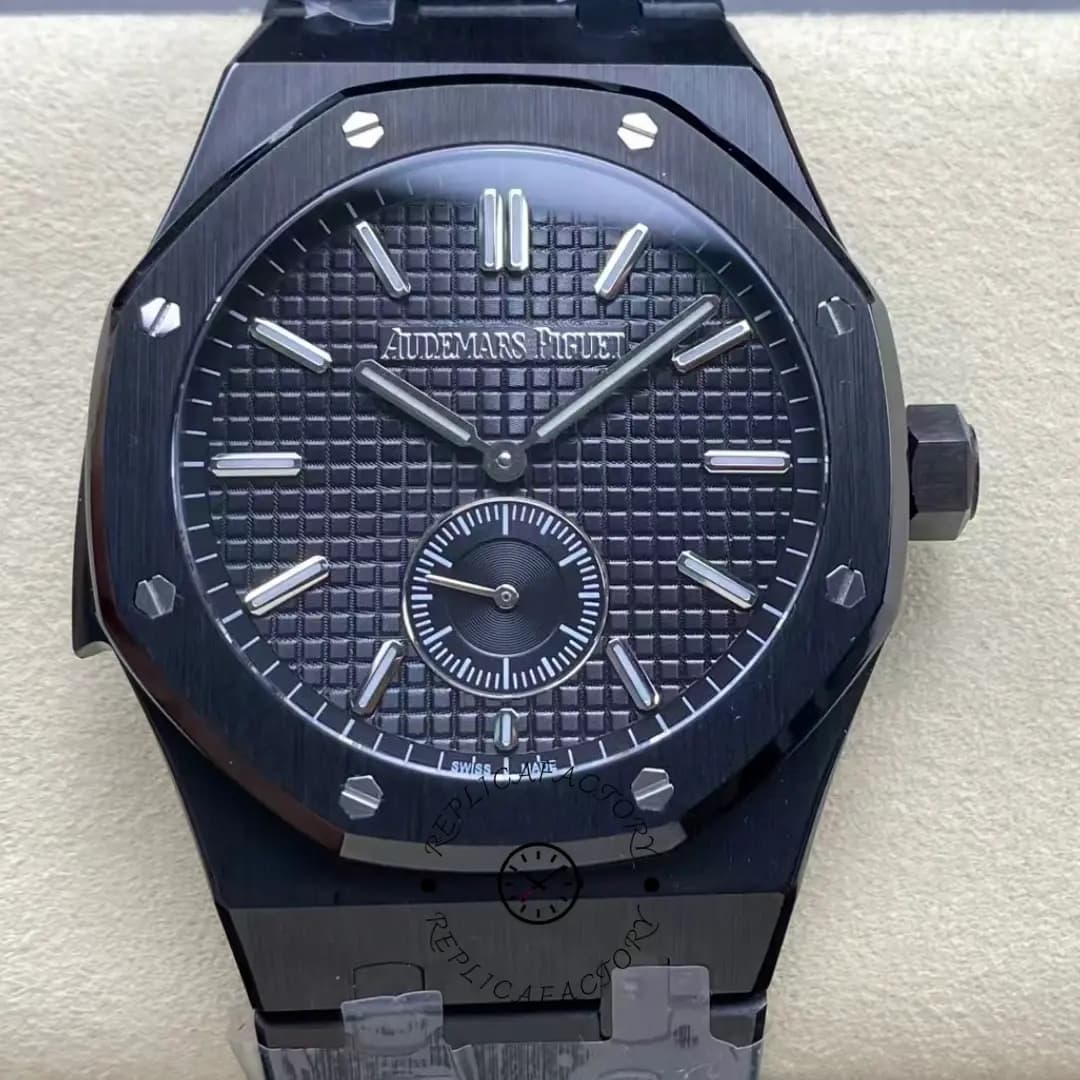 Replica AP Royal Oak 26591CE.OO.D002CA.01 Repeater Supersonnerie Ceramic Strap — view 1