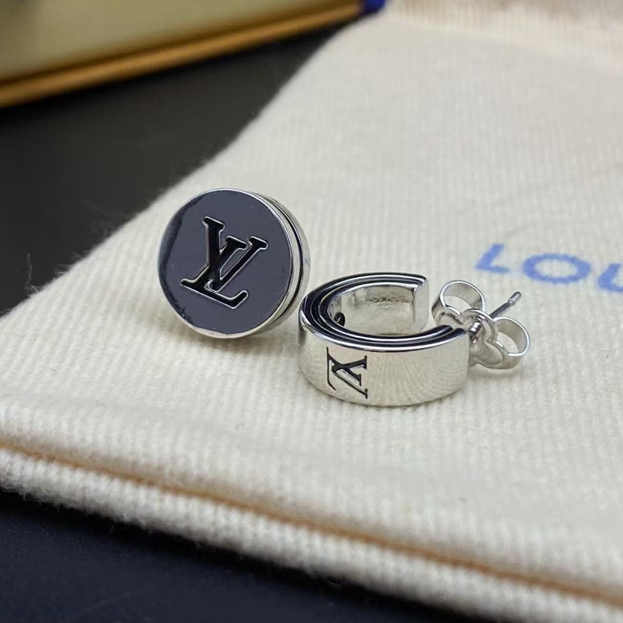 Logo earrings — view 1