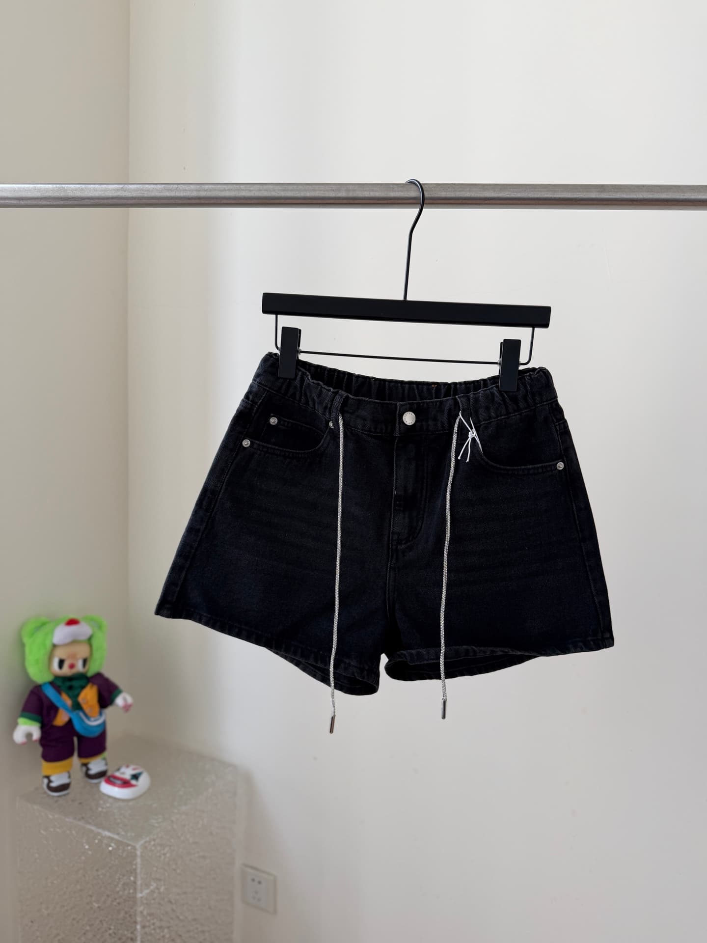 Rhinestone Denim Shorts — view 1