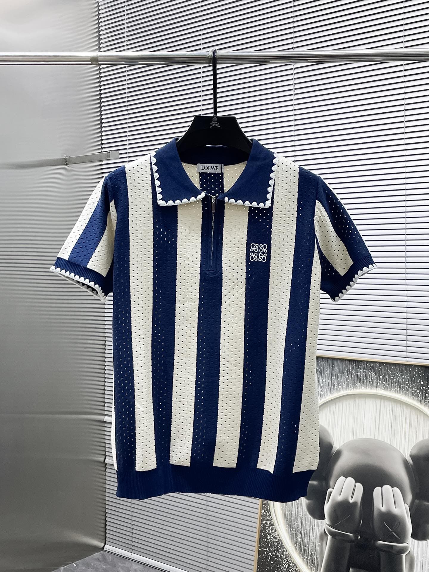 Short-Sleeve Knit Polo — view 1