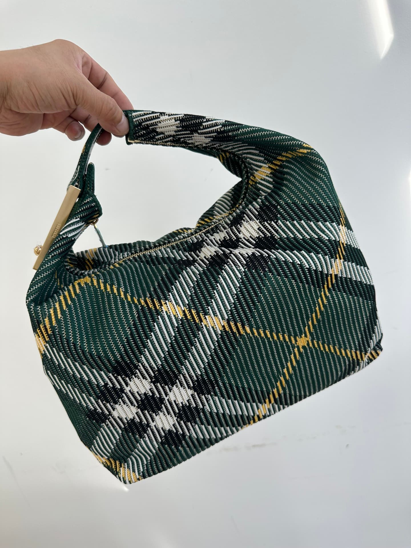 Large Clip Bag — Bur Check — view 1
