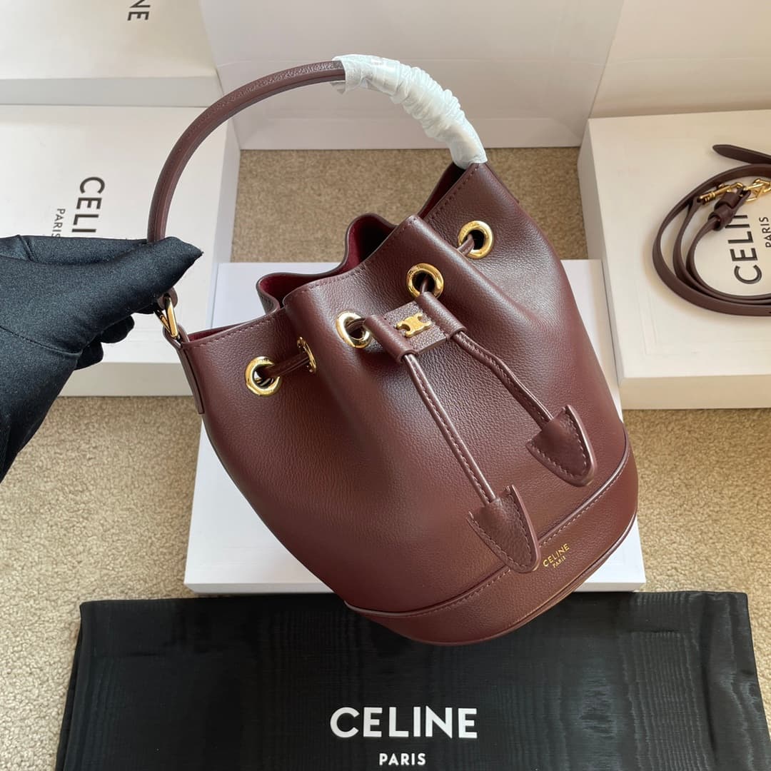 Teen Clara Logo-Print Mini Bucket Bag — view 1