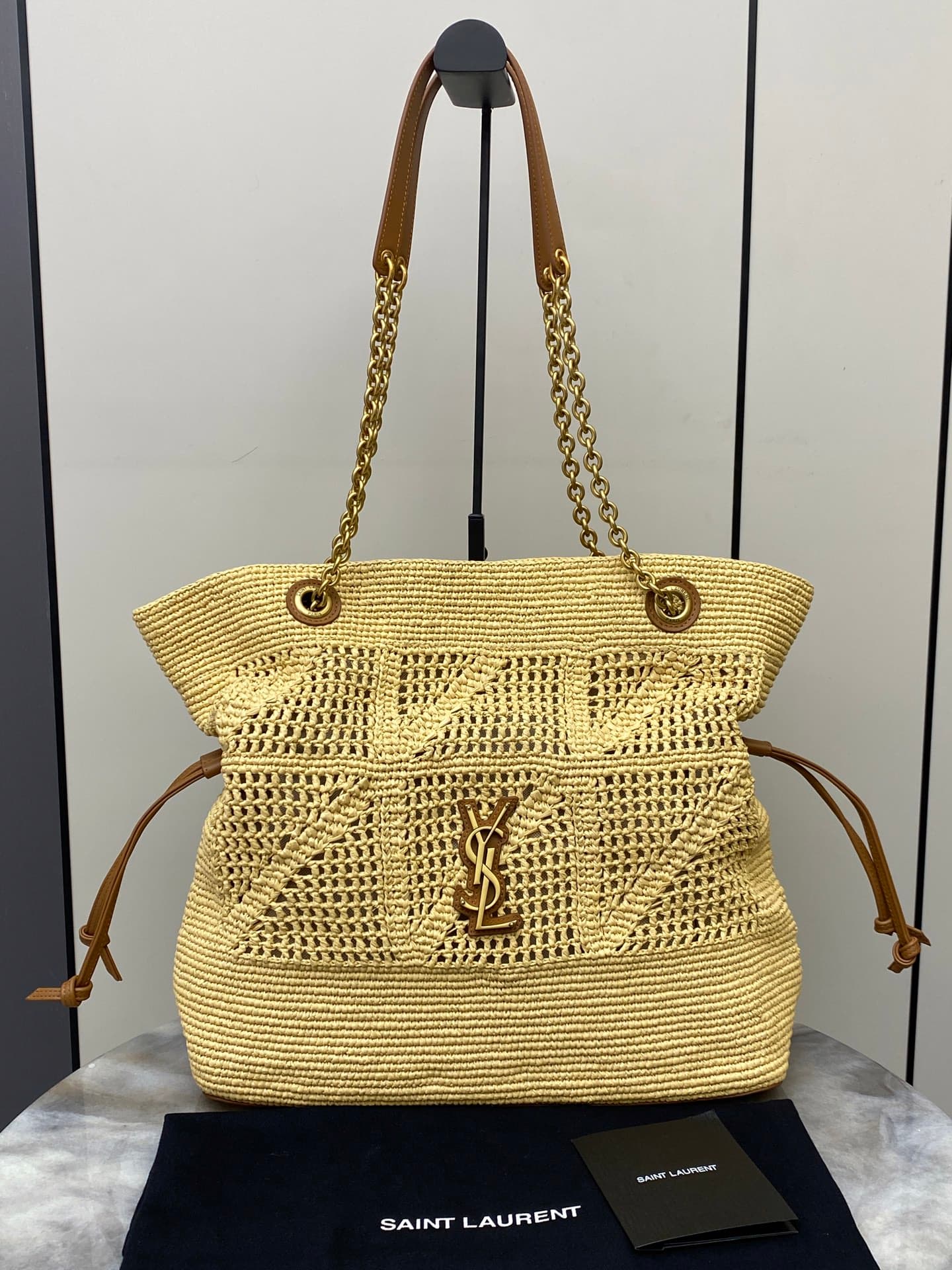 Jamie Woven Shopping Tote — view 1