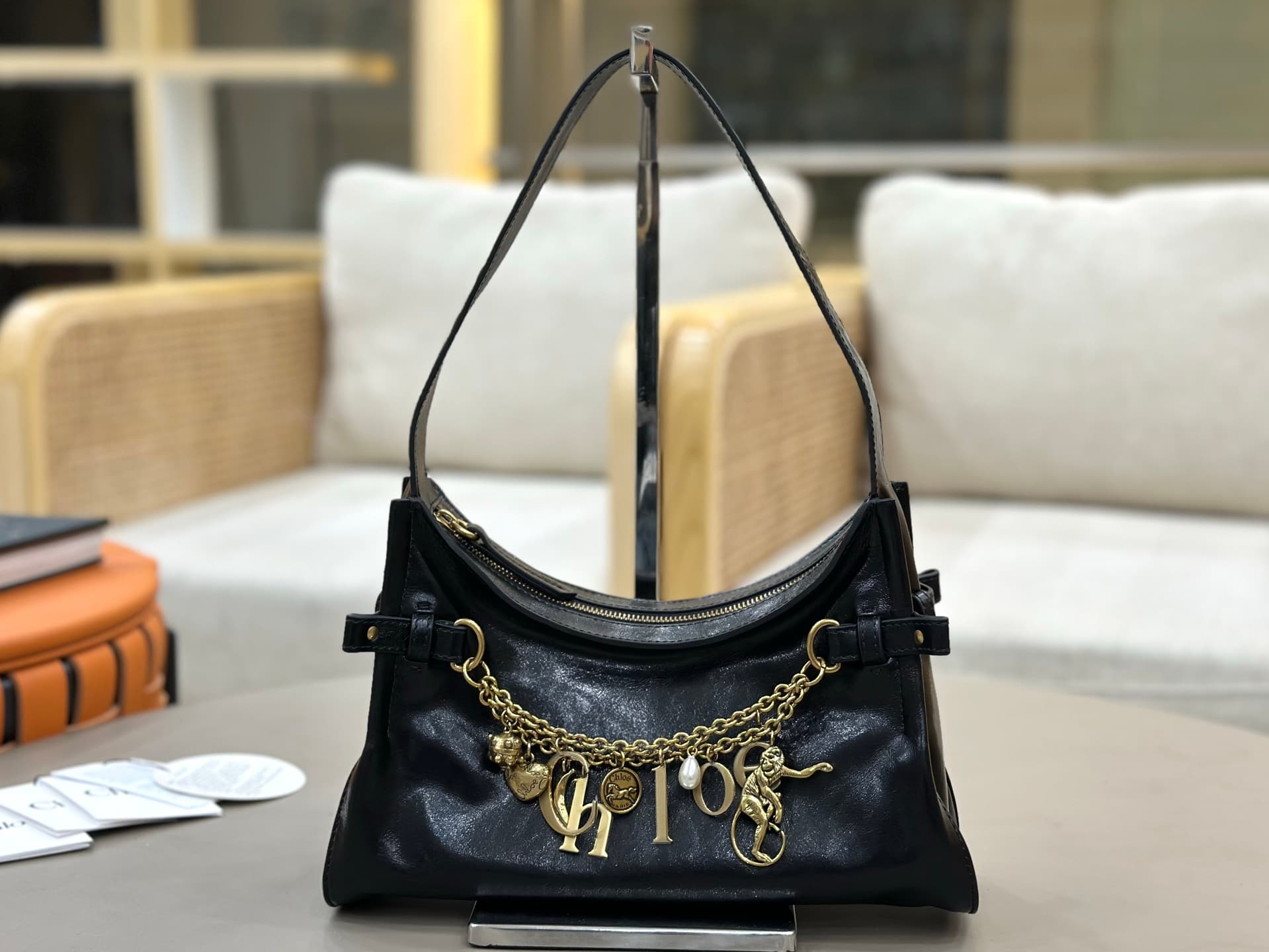 Charms Tote — Black — view 1